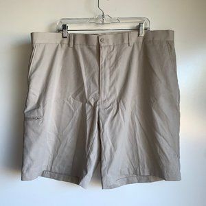 NWT Champions Tour Dry Golf Shorts Men's Size 42 Stone Beige Flat Front